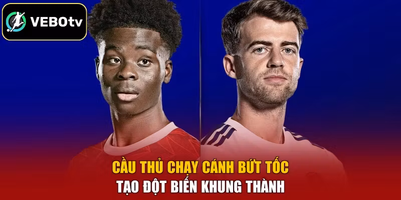 Cầu thủ chạy cánh bứt tốc tạo đột biến khung thành