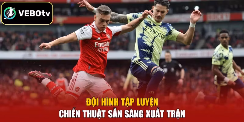 Đội hình tập luyện chiến thuật sẵn sàng xuất trận