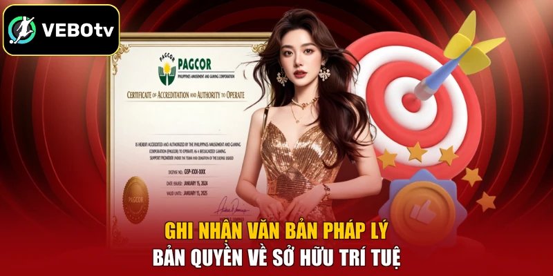 Ghi nhận văn bản pháp lý bản quyền về sở hữu trí tuệ